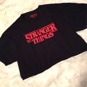 Stranger Things Crop Top Sz XL